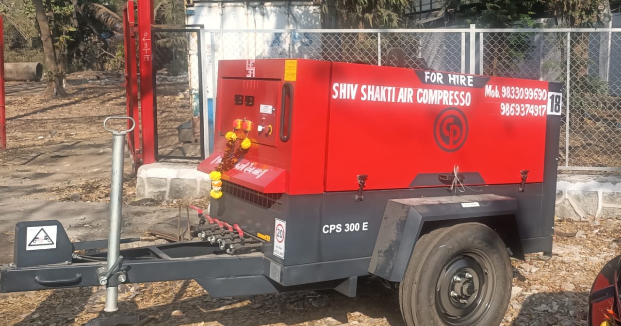Electric screw air compressors 300 CFM