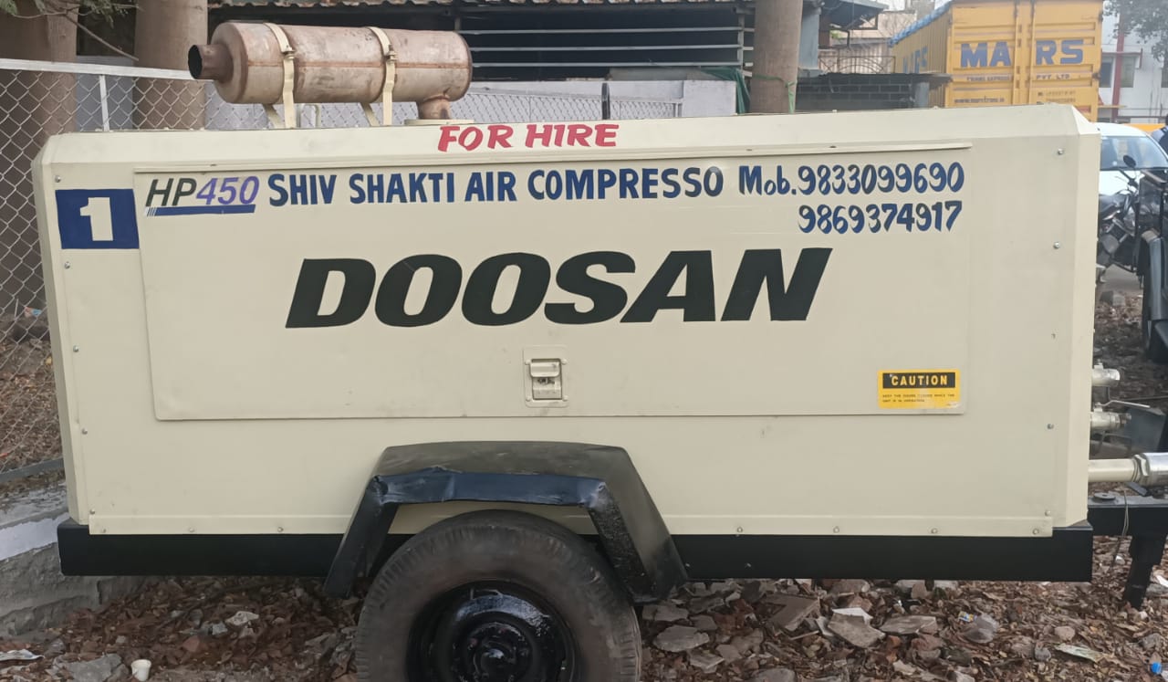 Diesel Air compressor 450 CFM